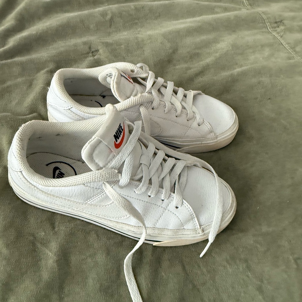 Nike White Low-Top Sneakers
